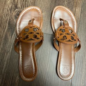 Tory Burch Brown Miller Sandals